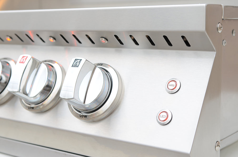 Kokomo 40” Professional Built in Gas Grill (5 Burner/Back Burner) SKU: KO-BAK5BG-PRO