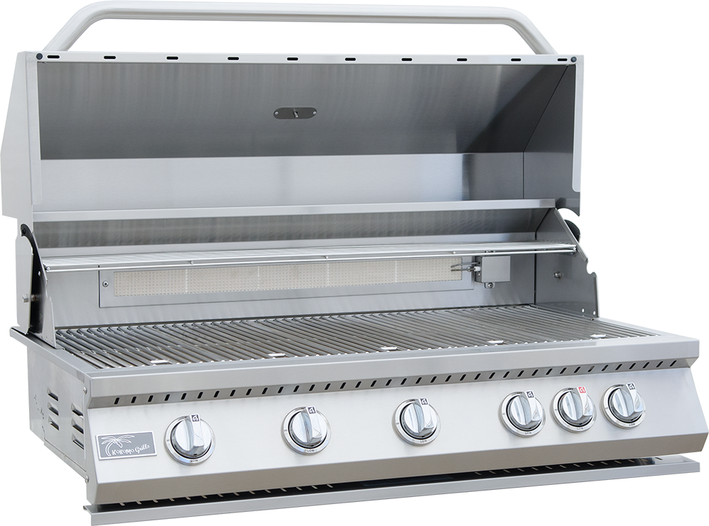 Kokomo 40” Built in Gas Grill (5 Burner/Back Burner) SKU: KO-BAK5BG