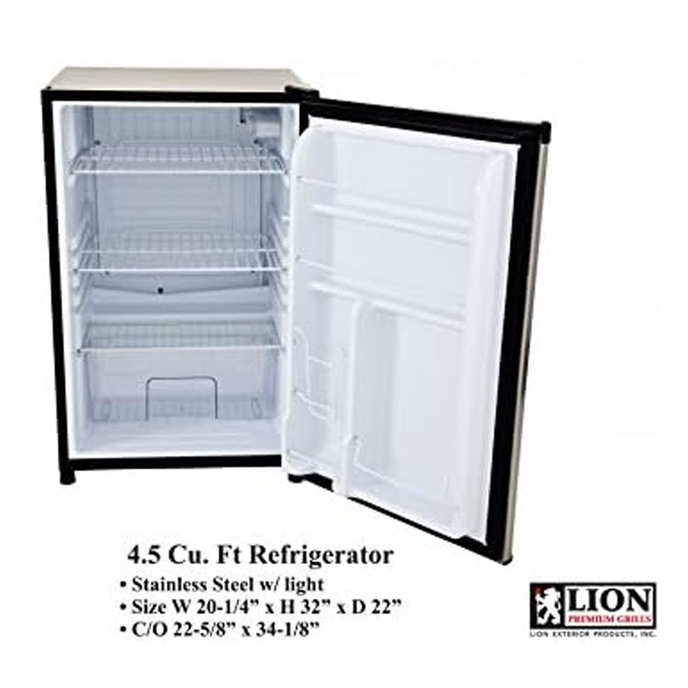 Lion Premium Grills Package 40-Inch Grill L90000 with Refrigerator and Door and Drawer Combo and Drop-In Sink with and 5 in 1 BBQ Tool Set - Package Deal