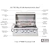 Lion Premium Grills Package Includes 32-Inch Grill L75000 with Lion Single Side Burner and Eco Friendly Lion Refrigerator with 5 in 1 BBQ Tool Set - Package Deal