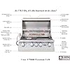 Lion Premium Grills  Package Includes 32-Inch Grill L75000 with Lion Single Side Burner and Eco Friendly Lion Refrigerator with 5 in 1 BBQ Tool Set - Package Deal