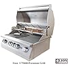 Lion Premium Grills Package Includes 32-Inch Grill L75000 with Lion Single Side Burner and Eco Friendly Lion Refrigerator with 5 in 1 BBQ Tool Set - Package Deal