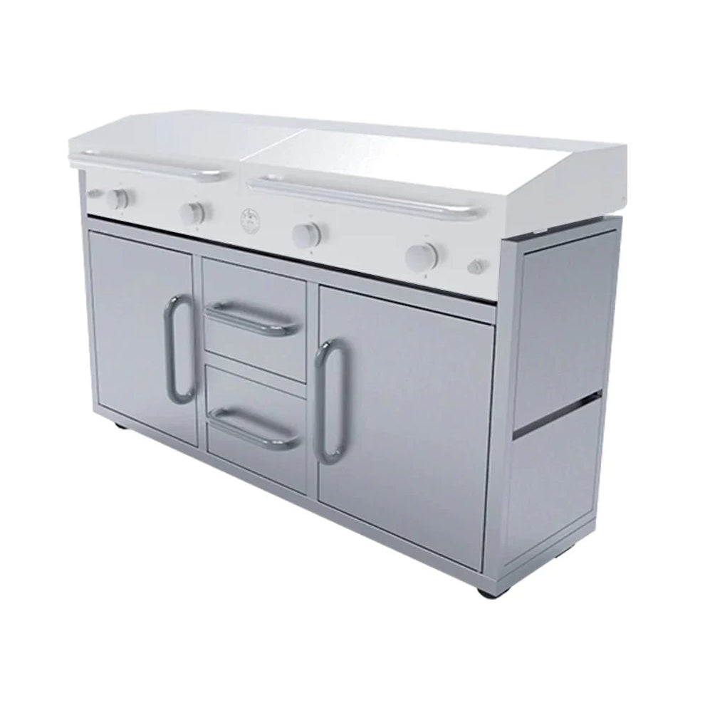 Le Griddle Freestanding Cart for 60" Gas Griddles - GFCART160