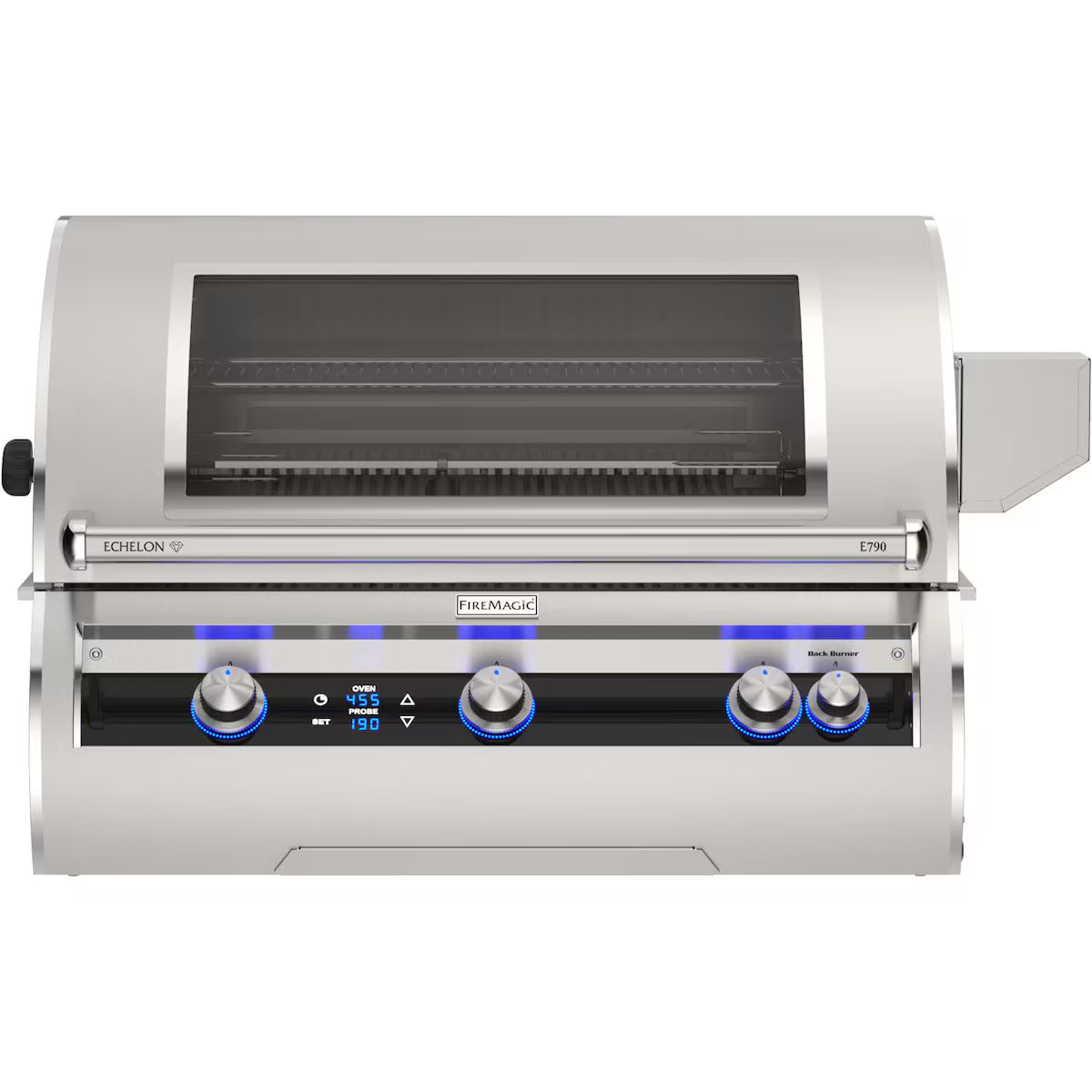 Fire Magic Echelon Diamond E790i 36-Inch Built-In Propane/Natural Gas Grill w/ Rotisserie, Magic Window & Thermometer