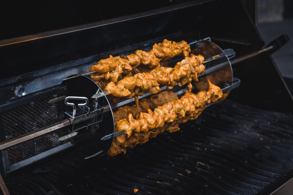 Napoleon - Rotisserie Shish-Kebab Skewer Set with Removable Skewers