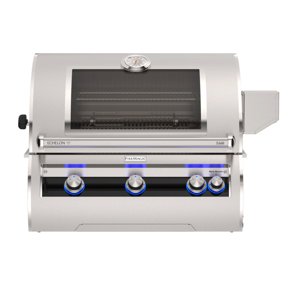 Fire Magic Echelon Diamond E660i 30-Inch Built-In Grill – Analog Thermometer