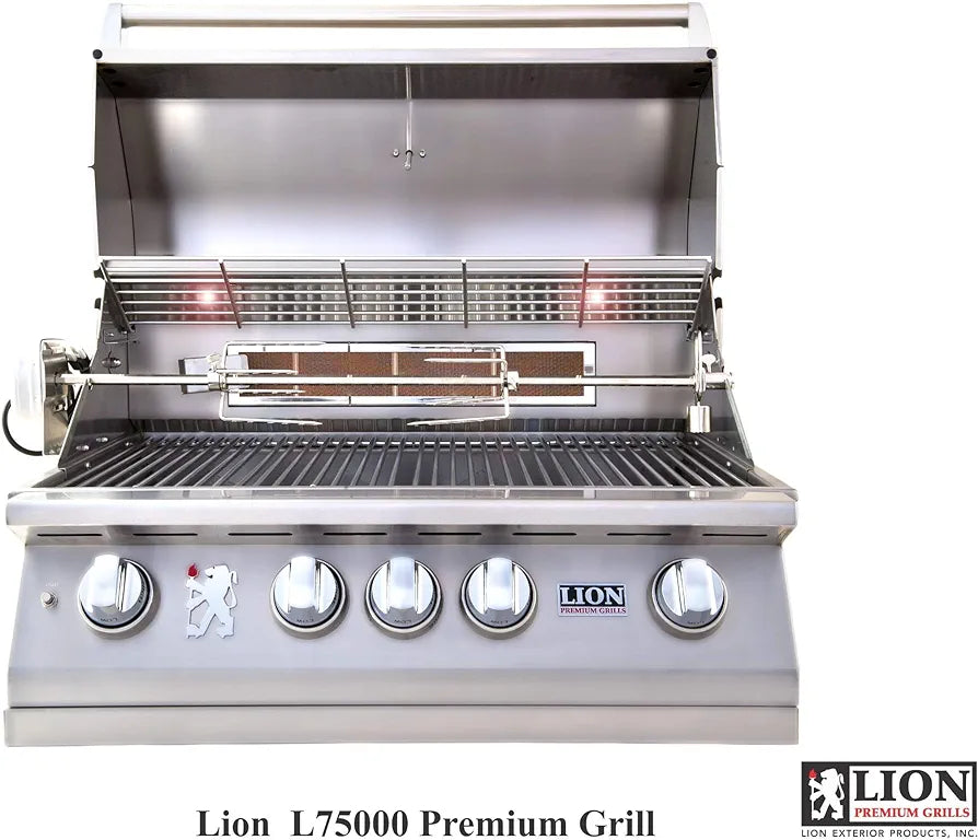 Lion 75000 32-Inch 4-Burner  Stainless Steel Built-In Grill