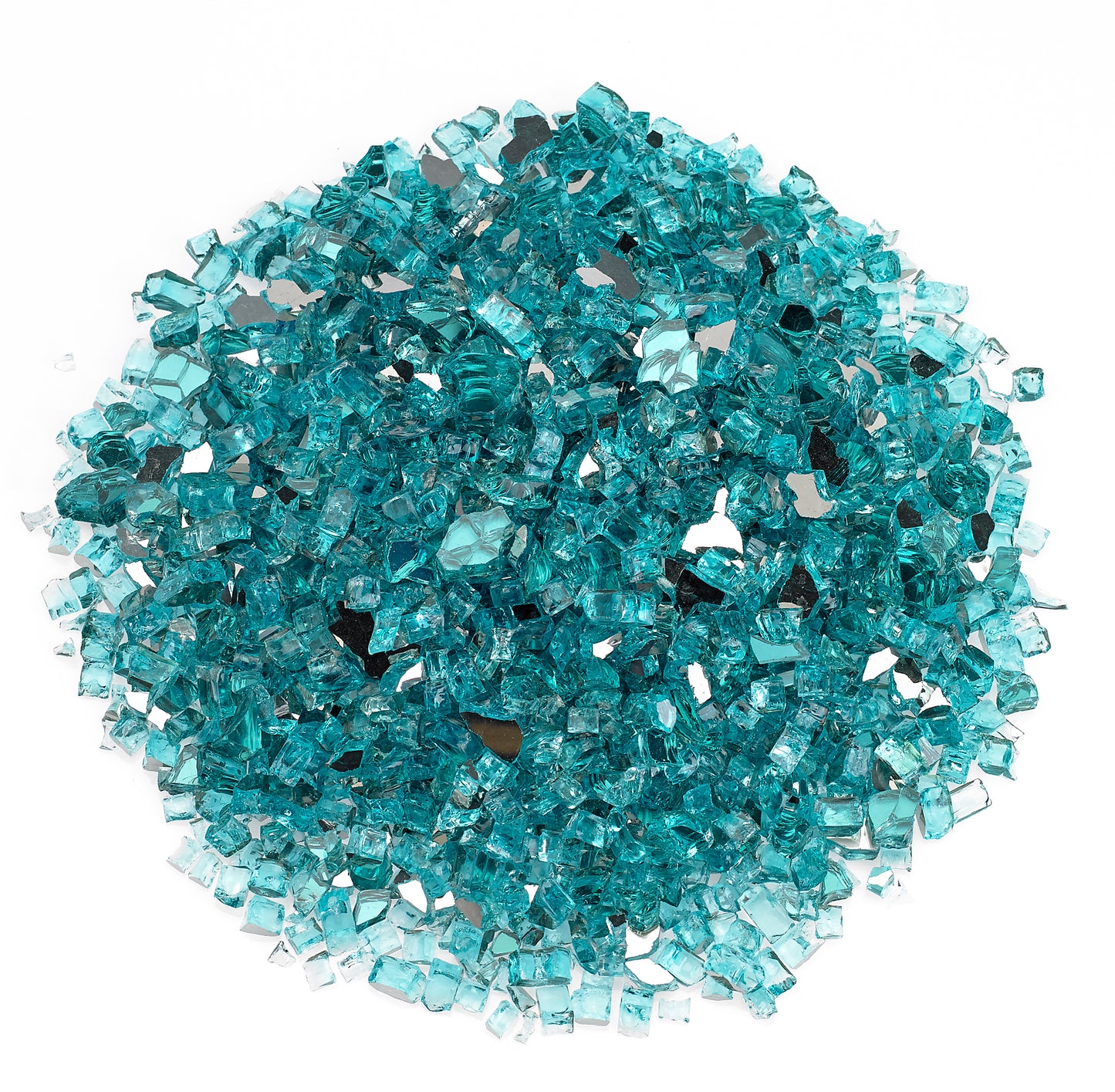 American Fire Glass - 1/2" Azuria, 10 lb. Jar Fire Glass