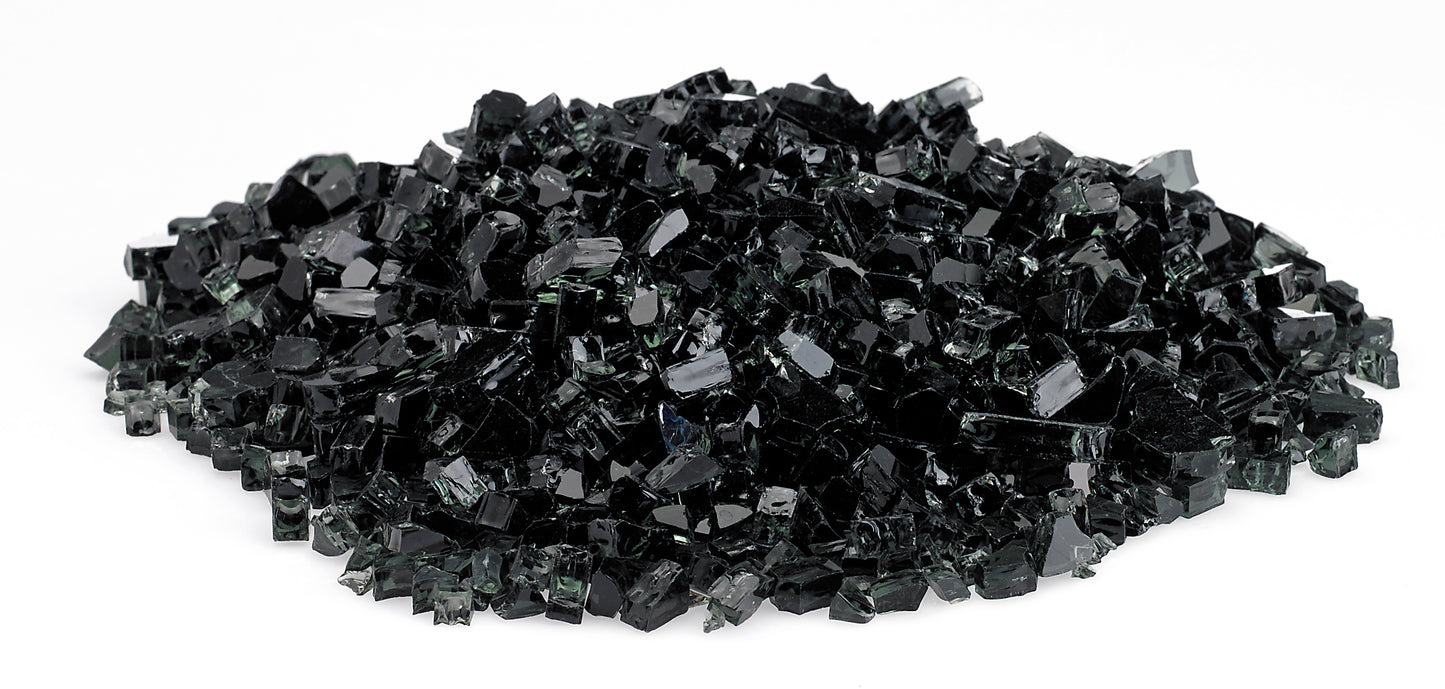 American Fire Glass - NLA--NLA---------1/4" Black, 10 lb. Jar