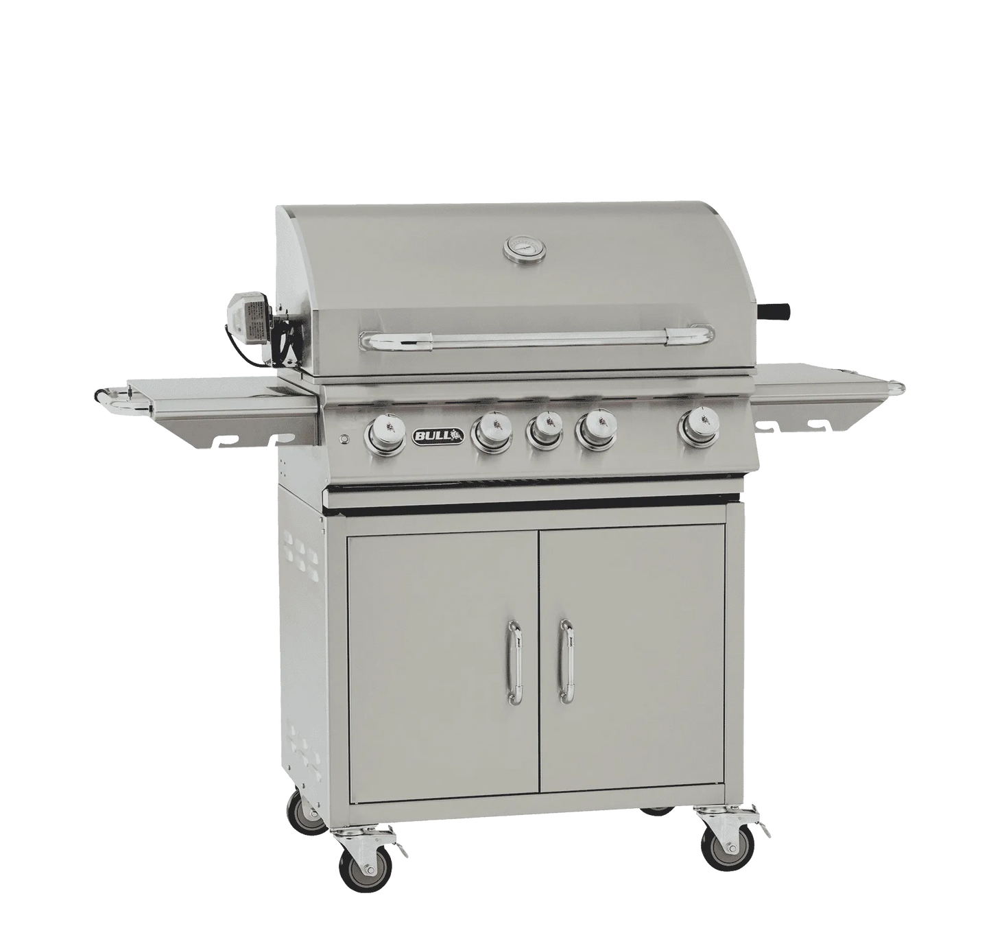Bull BBQ Angus 30-Inch 4-Burner Freestanding Propane Gas Grill with Rear Infrared Burner