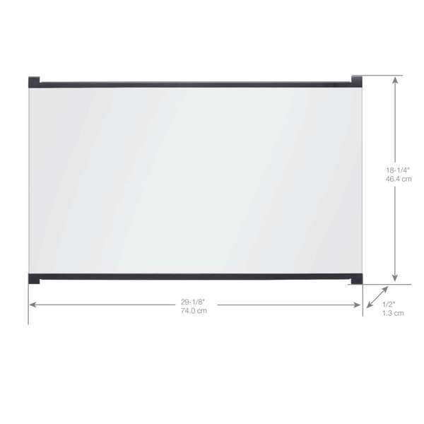 29" Tamper Proof Glass Front For BF33DXP - BFGLASS33BLK