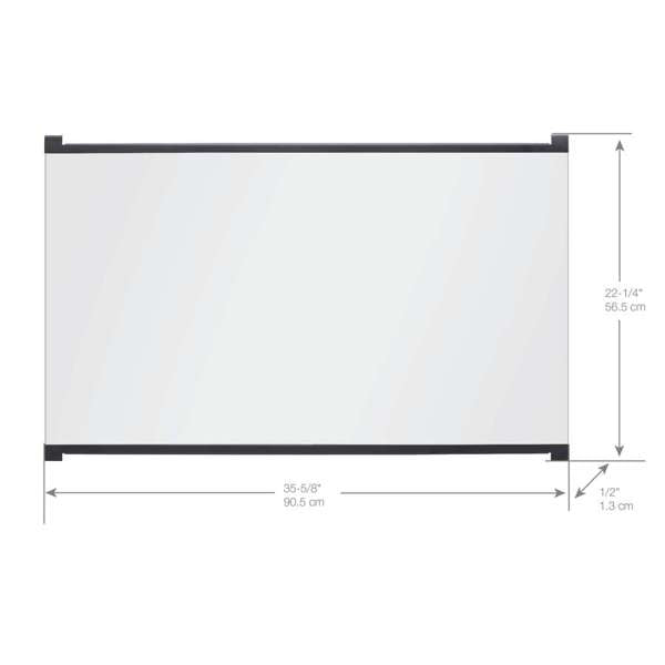 35" Tamper Proof Glass Front for BF39STP & BF39DXP - BFGLASS39BLK