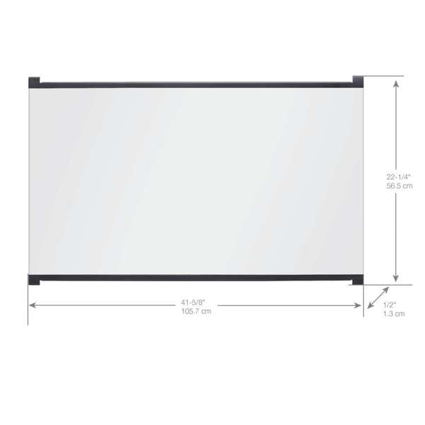 41" Tamper Proof Glass Front for BF45DXP - BFGLASS45BLK