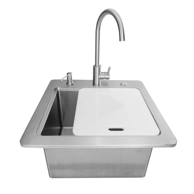Coyote 21" Sink with Drain, Faucet & Soap Dispenser