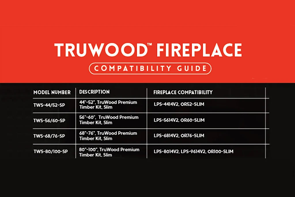 TruWood Premium Slim Timber Logs