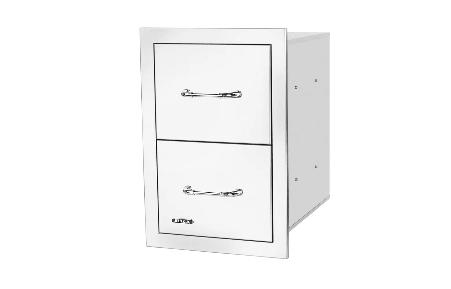 Bull - Stainless Steel Double Drawer w/ Reveal (SKU: 56990)