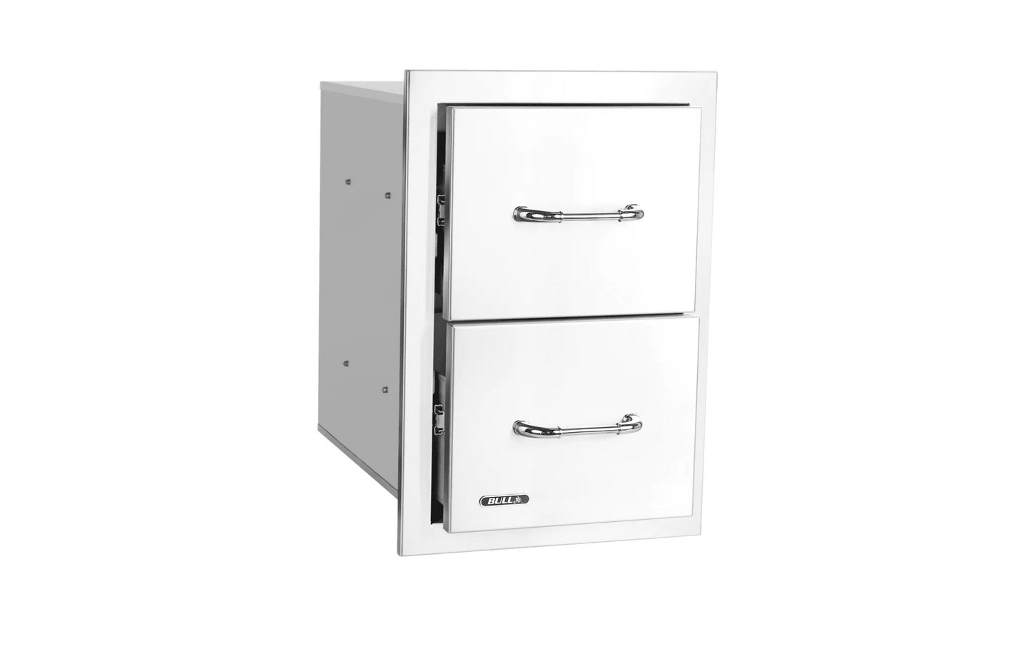 Bull - Stainless Steel Double Drawer w/ Reveal (SKU: 56990)