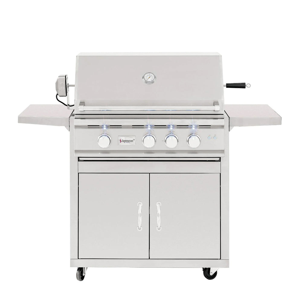 Summerset TRL 32-Inch 3-Burner Freestanding Gas Grill With Rotisserie – TRL32