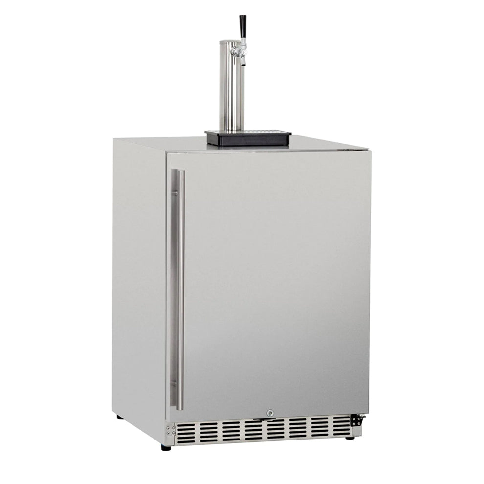 Summerset – 24″ 6.6c Deluxe Outdoor Rated Kegerator Single Tower