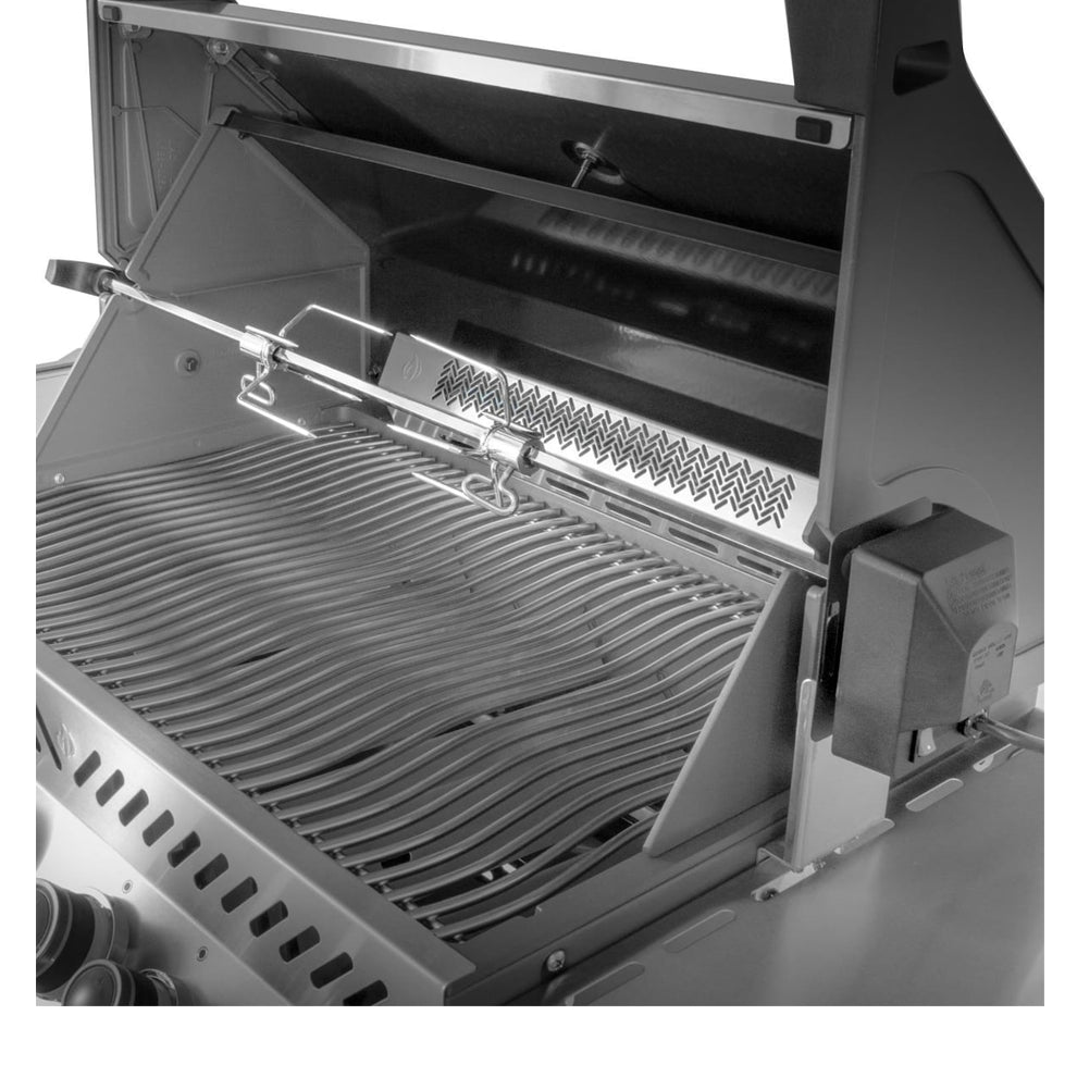 Napoleon Prestige 500 Built-in Natural Gas Grill with Infrared Rear Burner and Rotisserie Kit - BIP500RBNSS-3