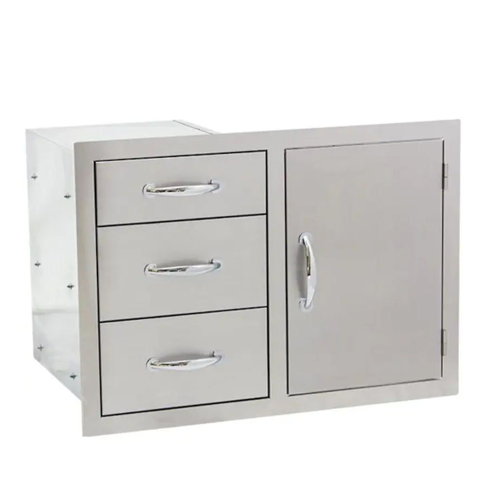 Summerset – 33″ 3-Drawer & Access Door Combo