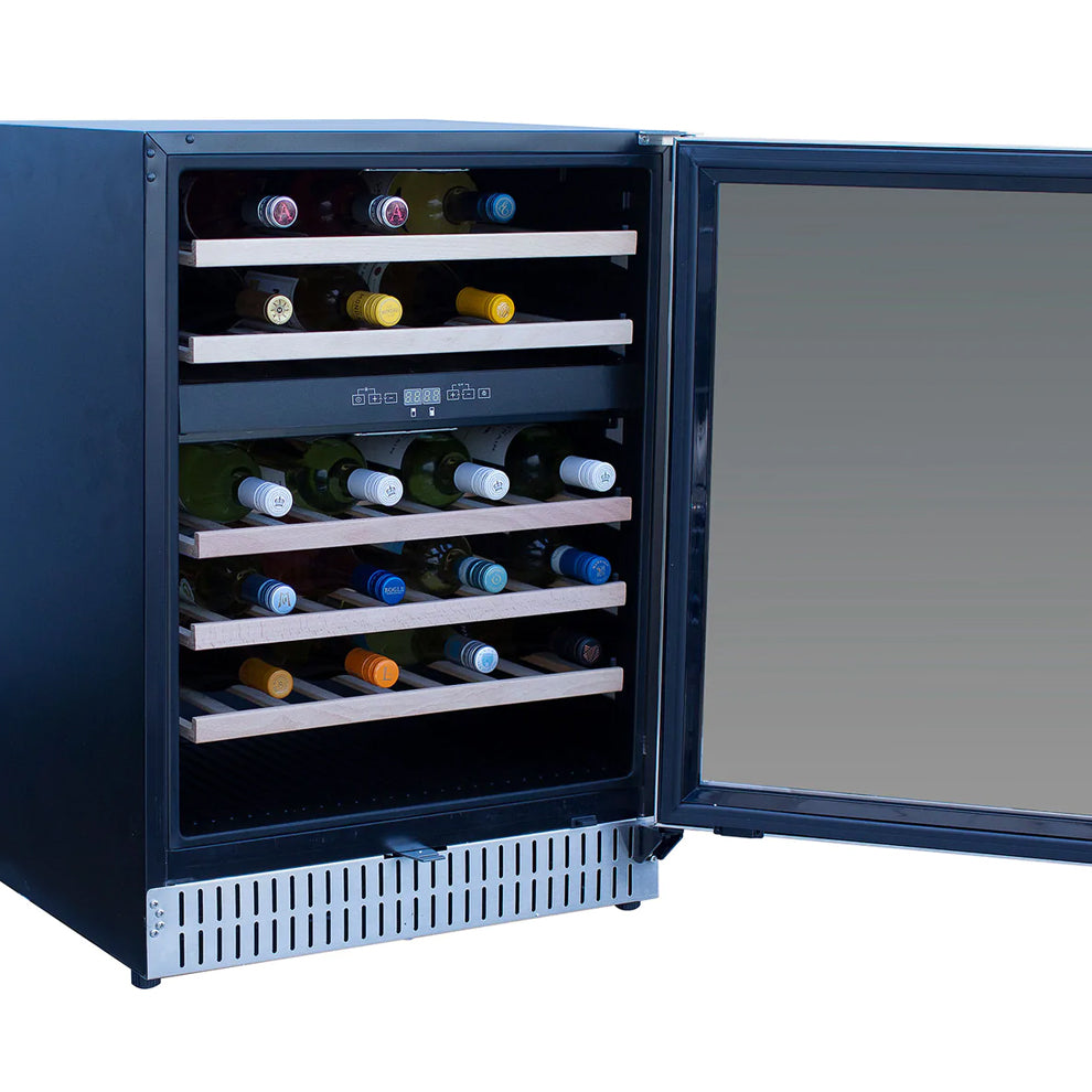 Summerset – 24″ Outdoor Rated Dual Zone Wine Cooler