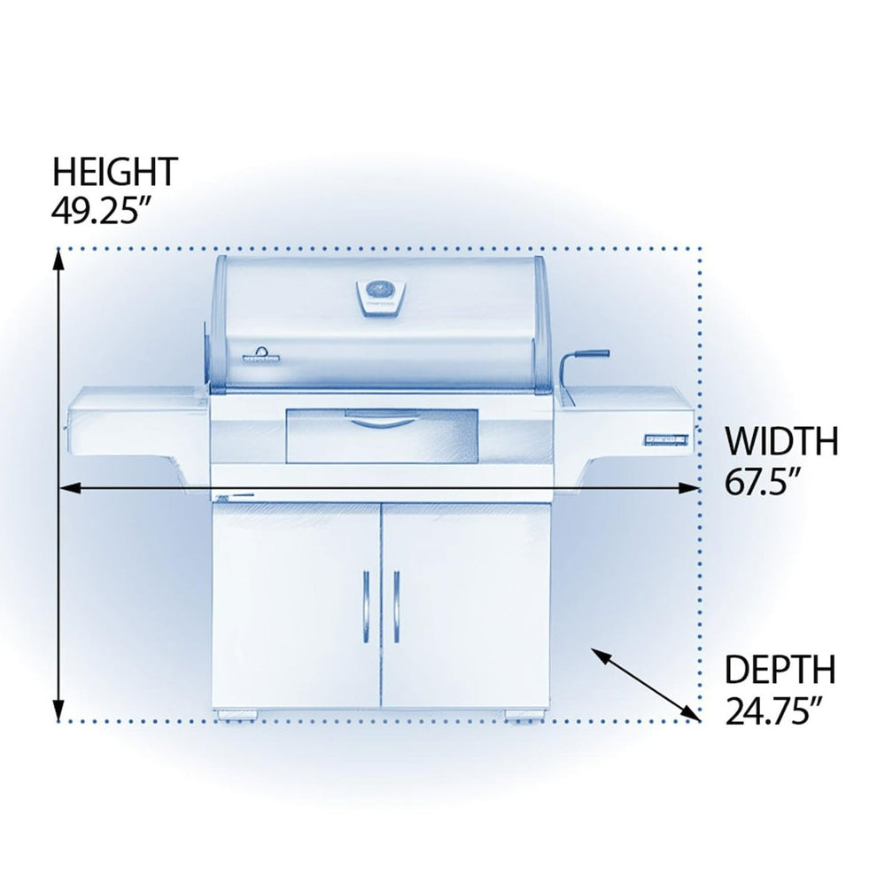 Napoleon Professional Freestanding Charcoal Grill