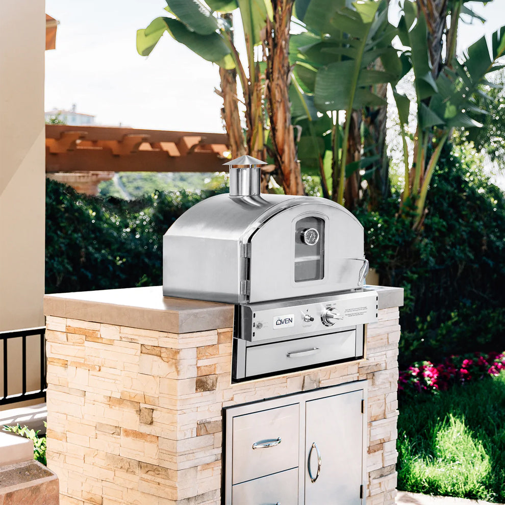 Summerset Built-In / Countertop Gas Outdoor Pizza Oven – SS-OVBI