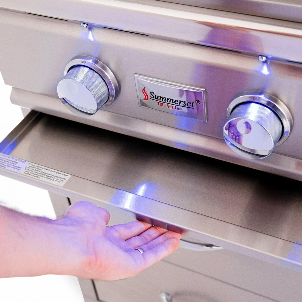 Summerset TRL 32-Inch 3-Burner Freestanding Gas Grill With Rotisserie – TRL32