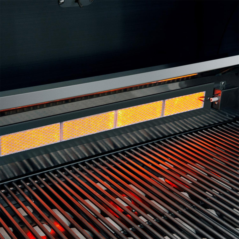 Summerset Sizzler Pro 40-Inch 5-Burner Built-In Gas Grill With Rear Infrared Burner – SIZPRO40