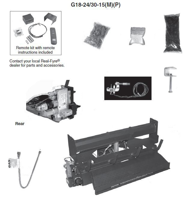 Peterson - NS - G18 BURNER W/VARIABLE REMOTE LP