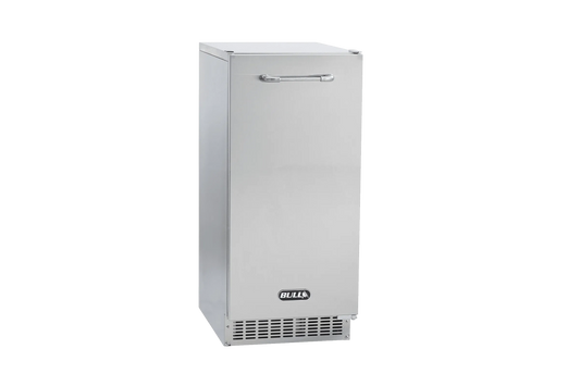 Bull - Outdoor Rated Commercial Ice Maker 15" Stainless Steel, 62lbs