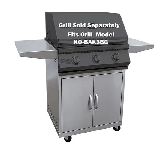 KoKoMo 3 Burner Grill Cart Only KO-BAK3BG-C
