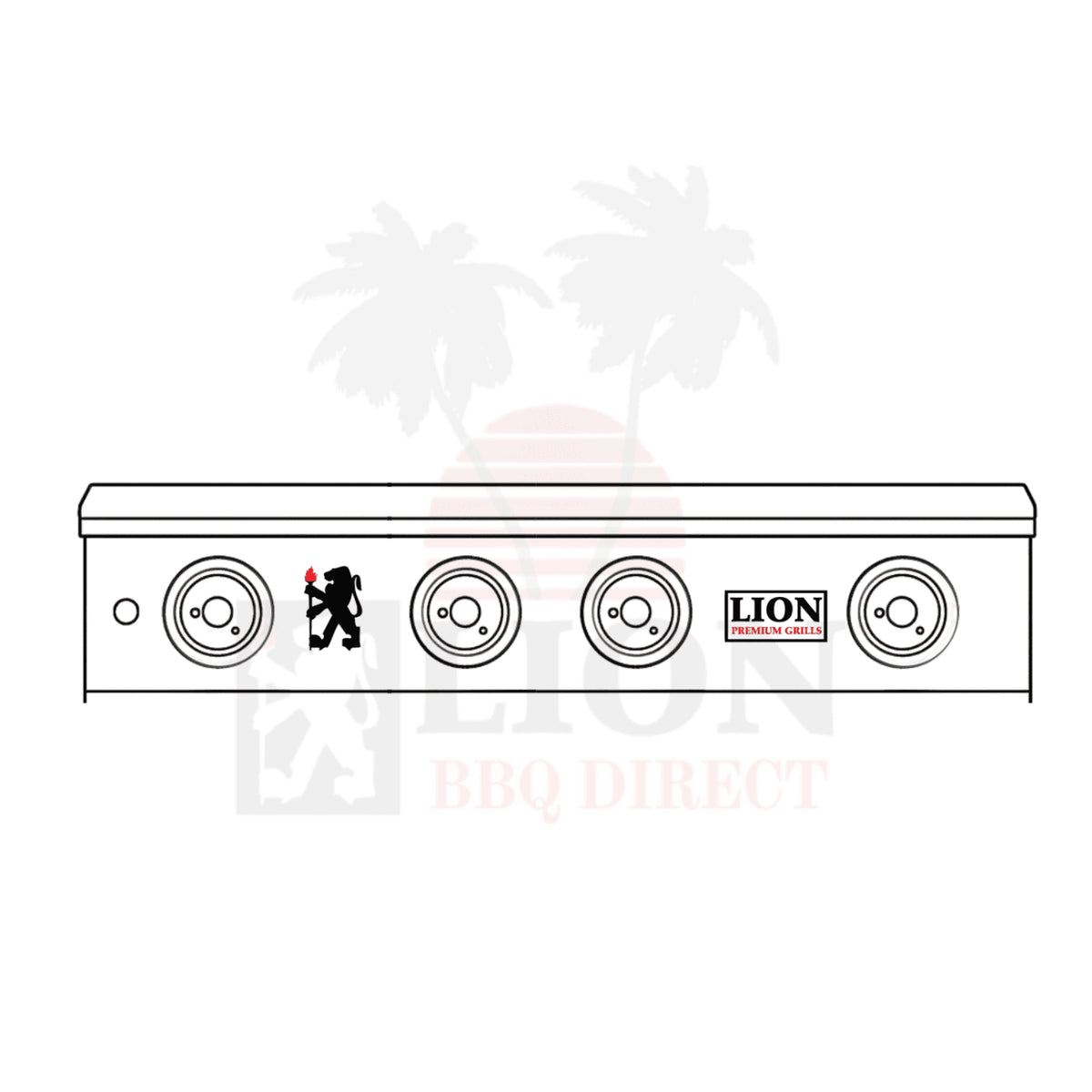 Lion Premium Grills L60000 Control Panel w/ Logos – 346031