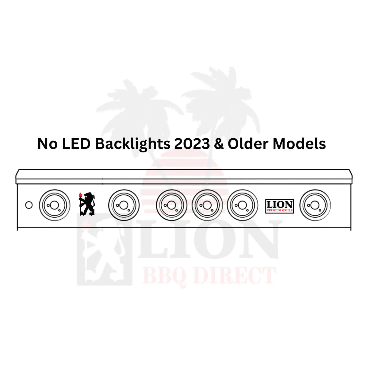 Lion Premium Grills L90000 Control Panel w/ Logos – 345740