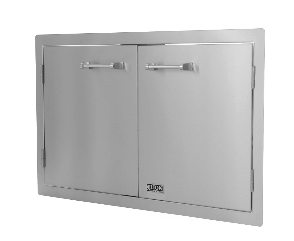 Lion Double Door w/ Towel Rack