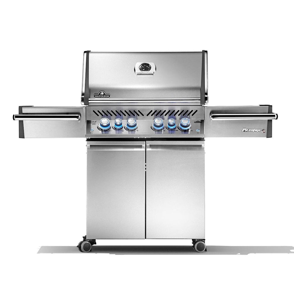 Napoleon Prestige PRO 500 Propane Grill with Infrared Rear and Side Burners and Rotisserie Kit - PRO500RSIBPSS-3