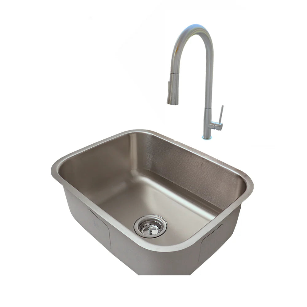 RCS Stainless Undermount Sink - RSNK2 21" x 18"