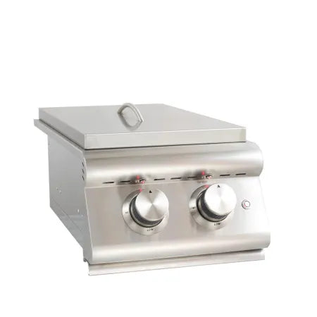 Blaze LTE Double Side Burner with Lights BLZ-SB2LTE