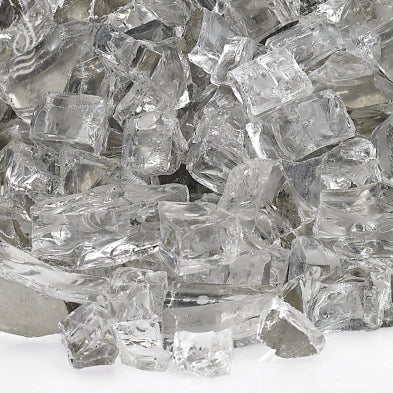 American Fire Glass - 1/2" StarFire Reflective, 10 lb. Jar Fire Glass