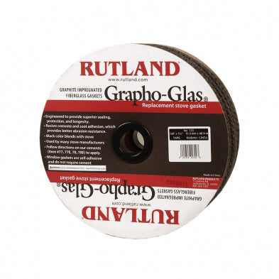 Rutland - BLK FIBERGLASS BULK GASKETING 5/8 X 157' (1)
