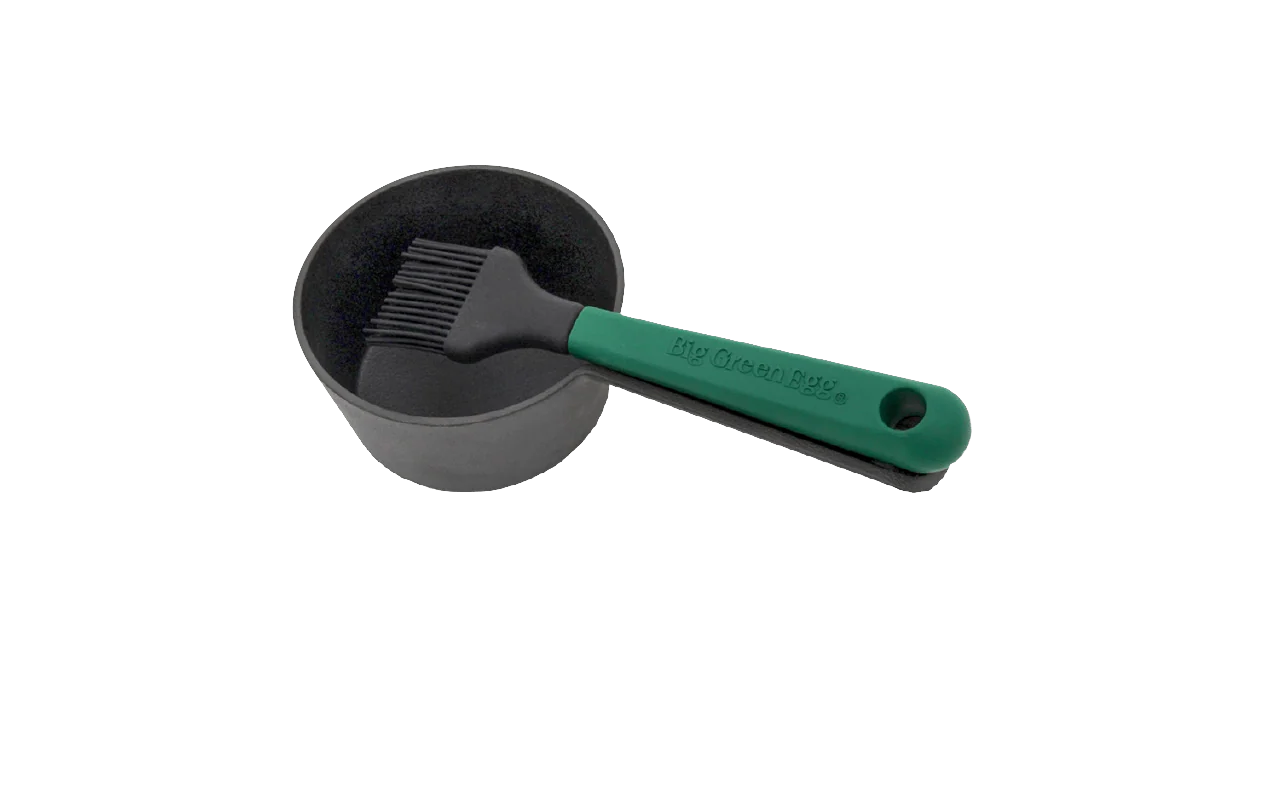 Cast Iron Sauce Pot w/ Basting Brush 117663