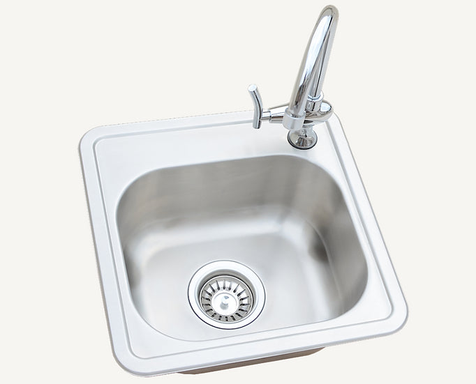 Kokomo Built-In 15x15 Outdoor Kitchen Sink SKU: KO-SINK