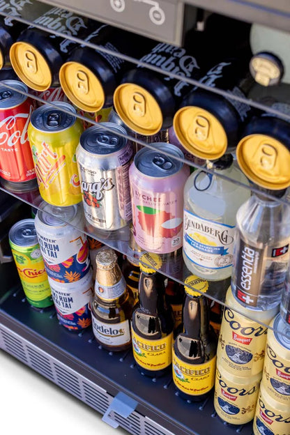 AMD 24" 5.1c Outdoor Rated Refrigerator with Glass Door and Glass Shelves - AMD-RFR-24G