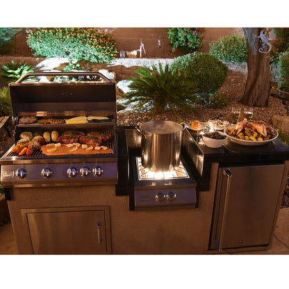 Kokomo Island - Power Burner 4 Burner 32 inch Built-In Barbeque Grill Kitchen Package