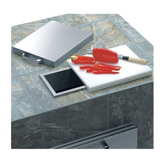 Lynx Countertop Trash Chute with Cutting Board & Cover - L18TS