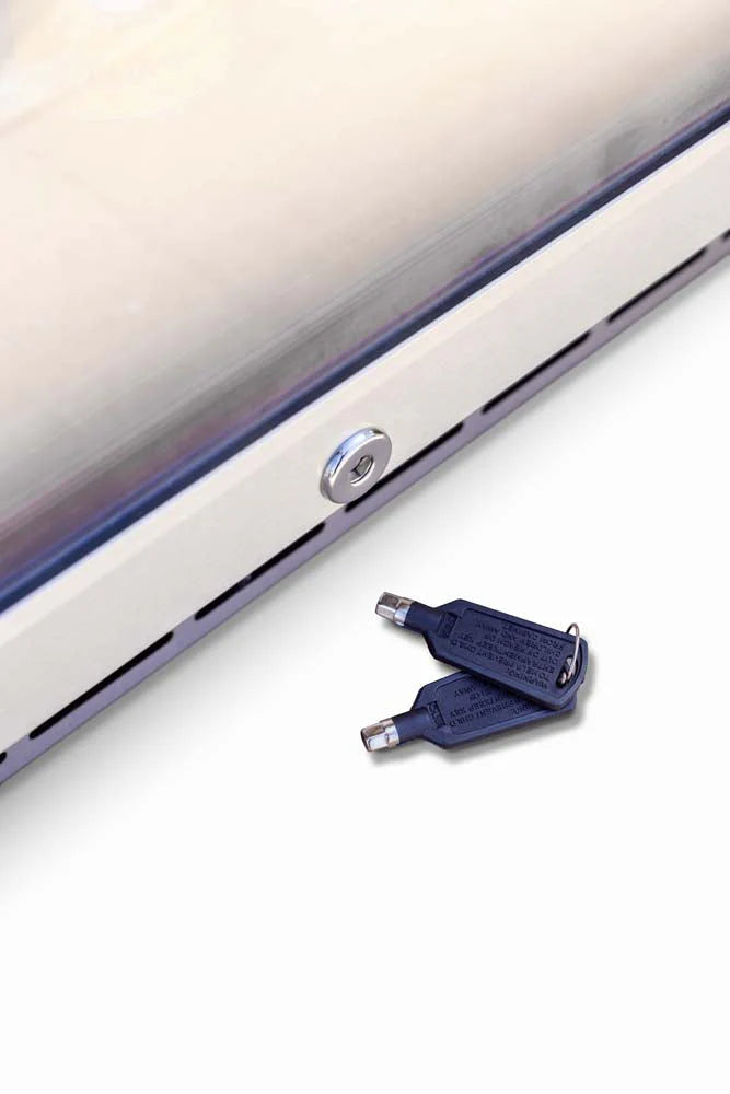 AMD 24" 5.1c Outdoor Rated Refrigerator with Glass Door and Glass Shelves - AMD-RFR-24G