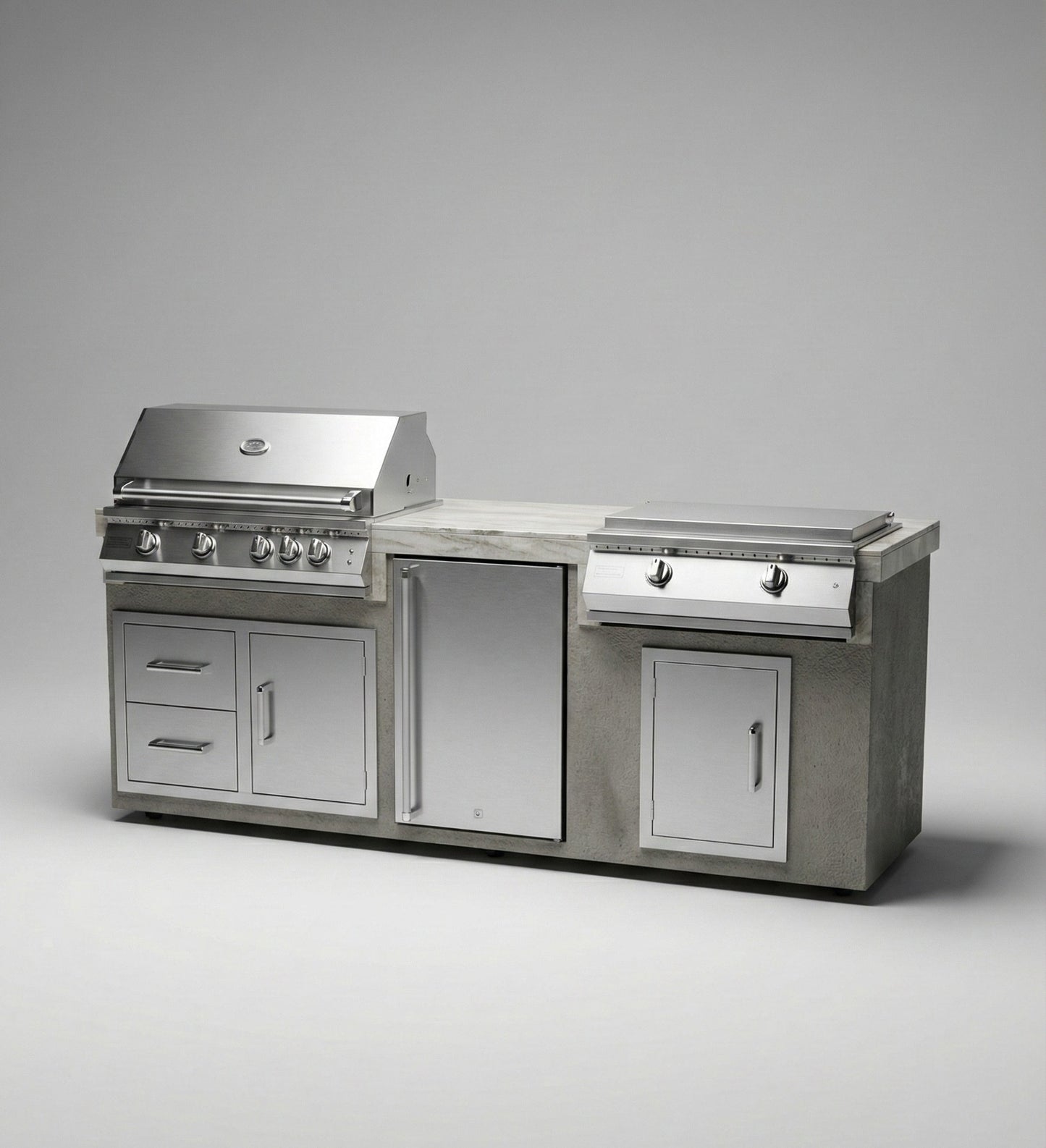 Kokomo 7' Griddle BBQ Island