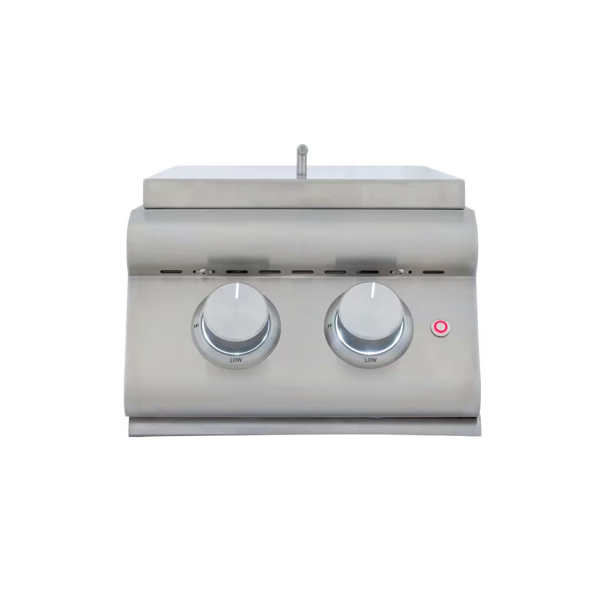 Blaze LTE+ Built-In Natural Gas/Propane Double Side Burner w/ Lid - BLZ-SB2-LTEPLUS