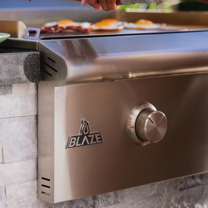Blaze LTE+ 30-Inch Built-in Natural Gas Griddle w/ Lift-Assist Hood - BLZ-GRIDDLE-LTE3-NG